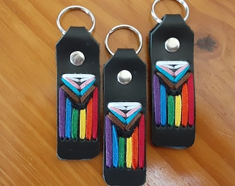 Llavero de la bandera del orgullo