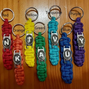 Personalized Paracord Keychain