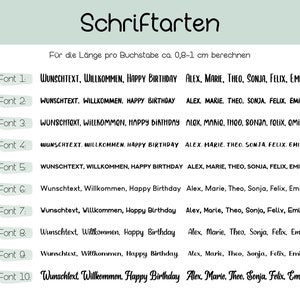 Individuelle Labels 5 20cm Breite Aufkleber Etiketten mit Wunschtext für Feiern, Hochzeit, Geburtstag, Haushalt, Büro, etc. Bild 2