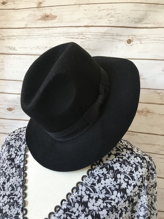 Black panama hat on sale