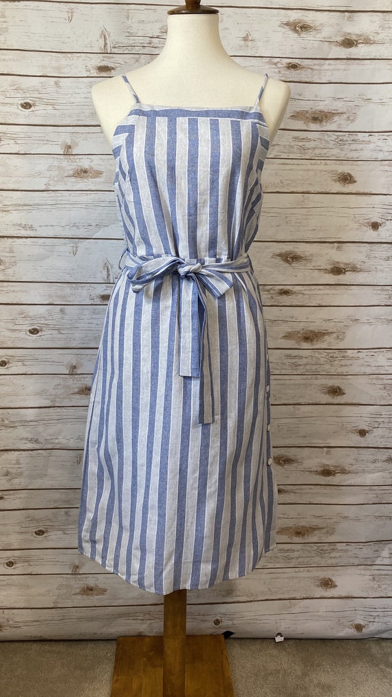 Tara Striped Midi Dress