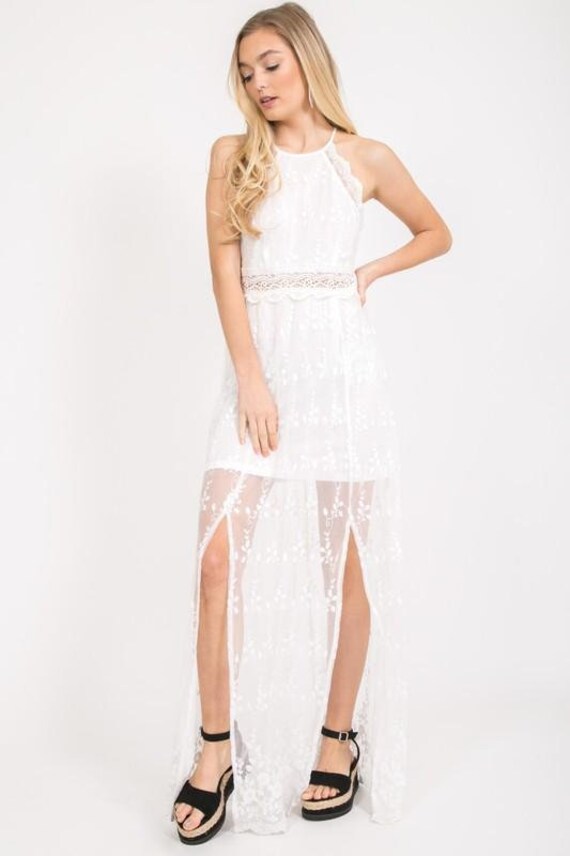 Carol Lace Maxi Dress