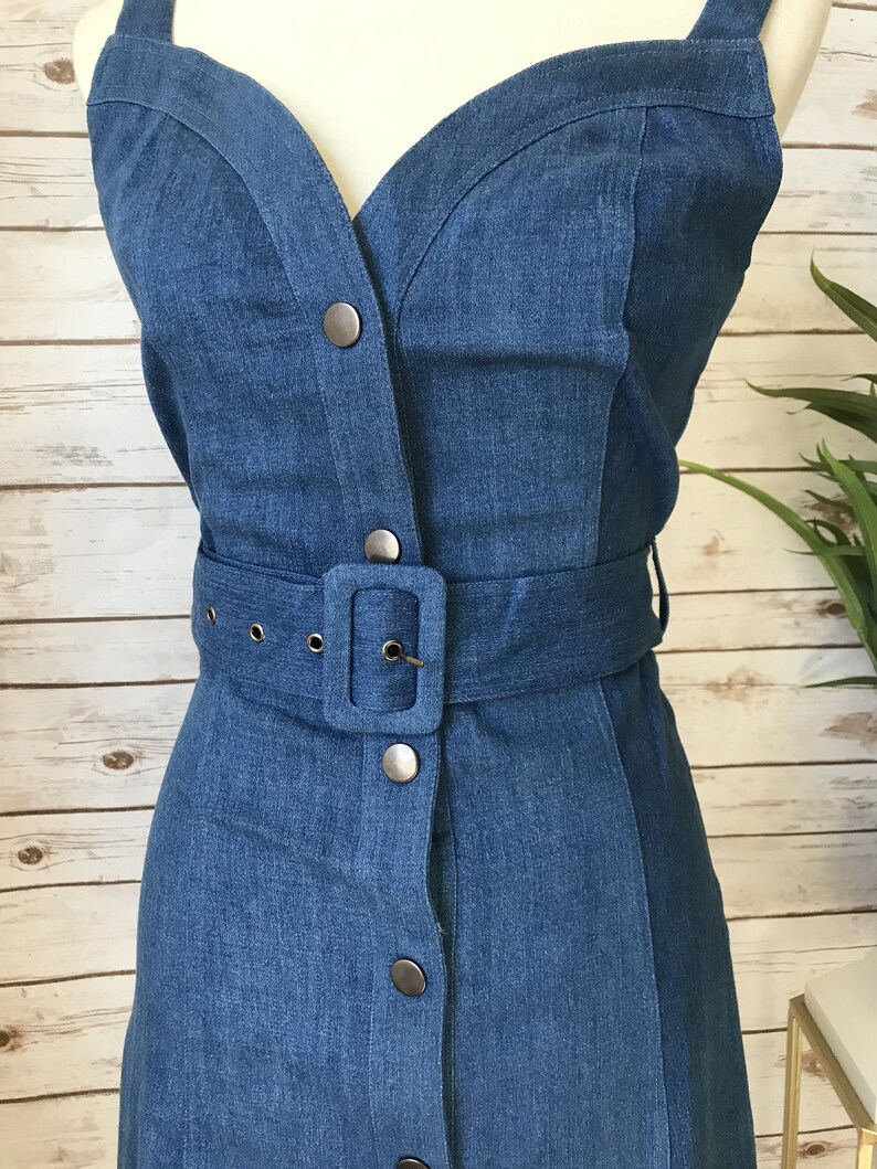 Marie Blue Denim Dress