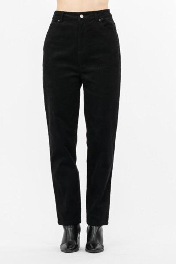 Black Corduroy Pants, Corduroy Pants, Straight Leg Pants Black Corduroy Pants, Corduroy Pants, Straight Leg Pants