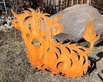 Bedded Highland Cow #1