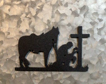 Praying Cowboy Magnet