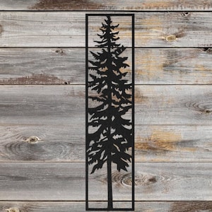 Framed Tree Metal Art