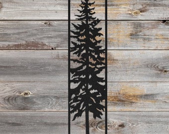 Framed Tree Metal Art