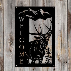 Elk Mountain Welcome Sign