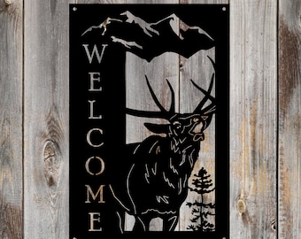 Elk Mountain Welcome Sign
