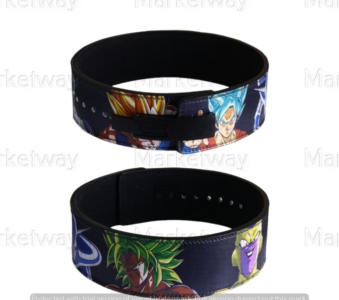 Dragon Ball Z Goku Powerlifting Lever Belt Weightlifting Etsy