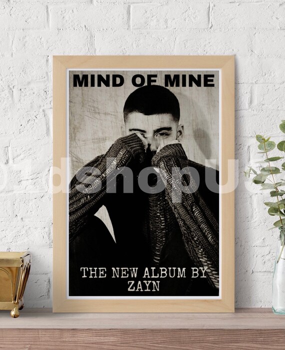 Zayn Malik Mind Of Mine 11x17 Poster Print, Zayn Malik Poster.