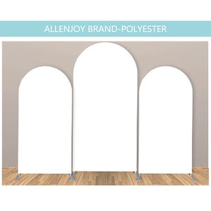 White Arch Backdrop,Chiara Arch Backdrop,Personalized Arched Fabric Backdrop,Arched Metal Frame Stand Fabric Backdrop, Arch Wedding Backdrop