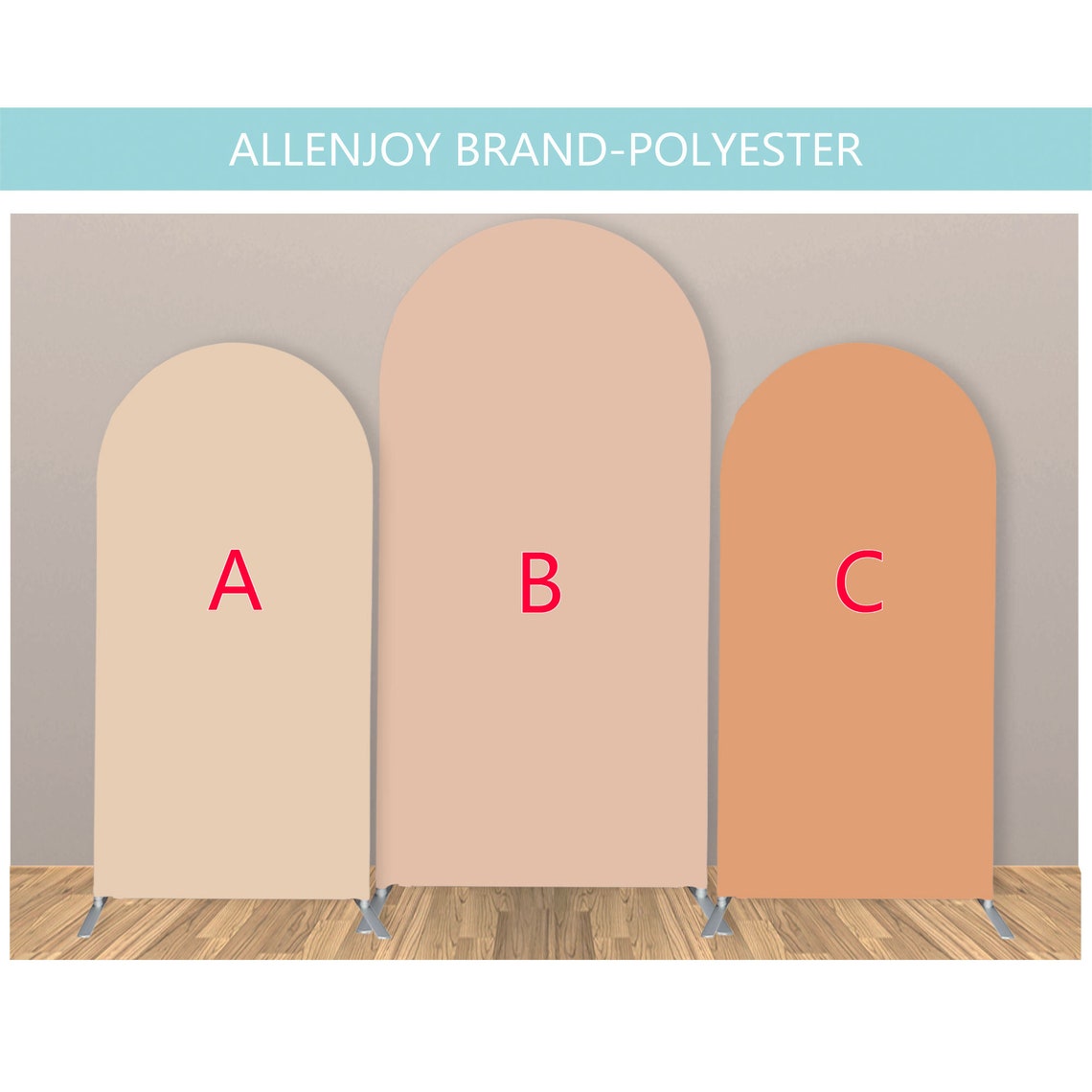 Nude Arch Backdropbrown Arch Backdrop Panels arched Fabric - Etsy