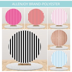 Baby Pink and White Stripes Fabric Backdrops – Starbackdrop