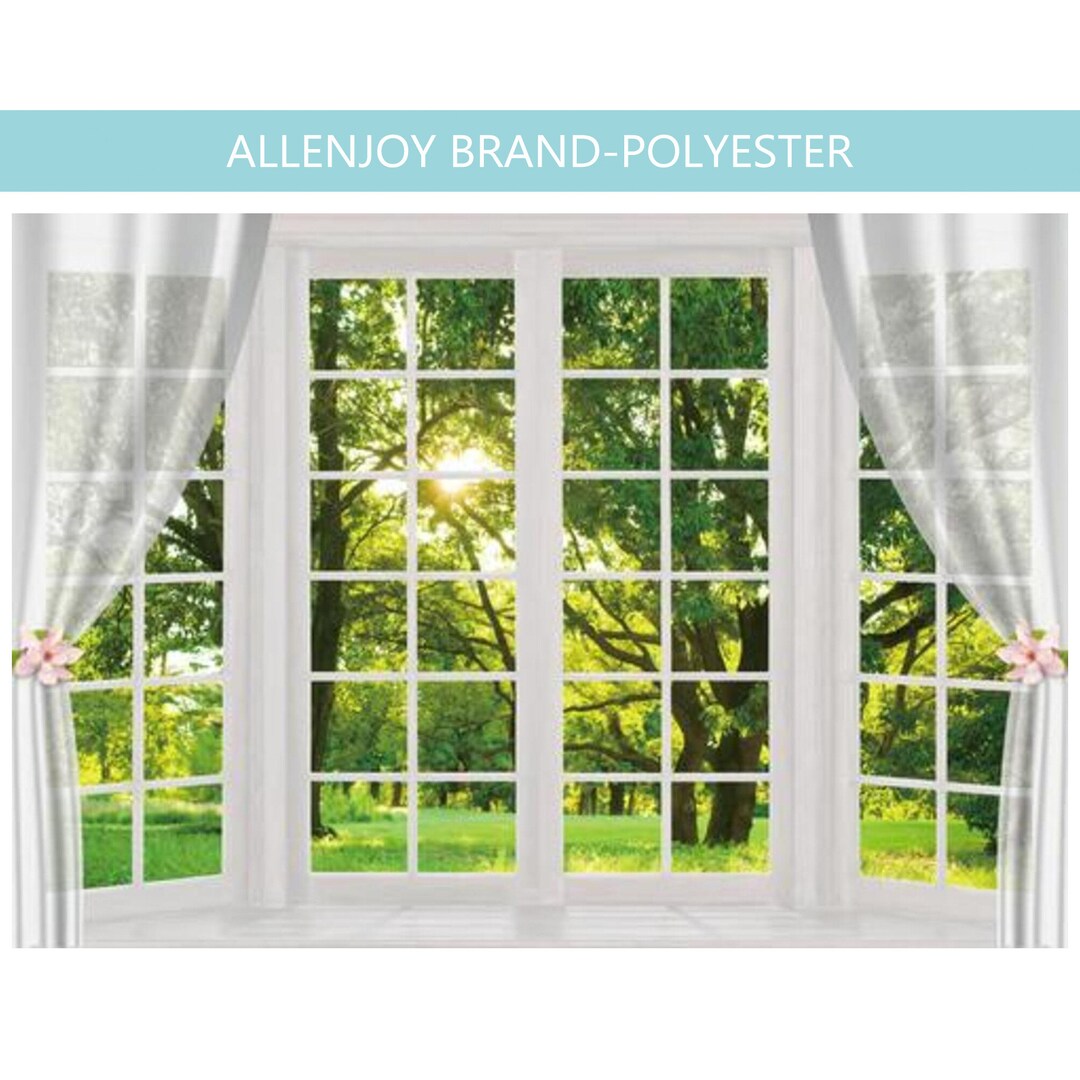 Spring Background Window View Spring Window Photography Backdrop,view From Open Window,wedding ...