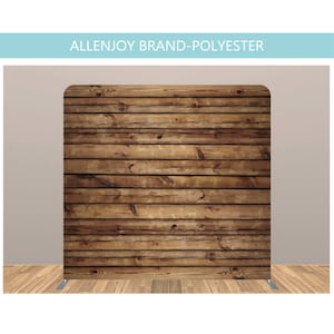 Wood Arch Backdrop, Rectangular Backdrop, Personalized Arched Fabric Backdrop, Rectangular Metal Frame Stand Fabric Backdrop