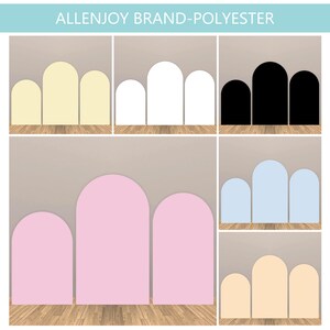 Arched Backdrop,Nude Arch Backdrop Cover,Arch Backdrop Stand, Arched Fabric Backdrop,Custom Color,Wedding Baby Shower Arched Fabric Backdrop