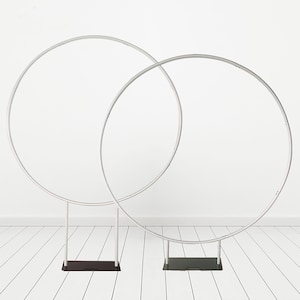 Wedding Arch,Round Backdrop Stand,Round Metal Birthday Wedding Ceremony Floral Balloon Arch,Circle Arch Stand Wedding Background Decoration
