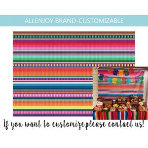 Fiesta Colorful Striped Backdrop, Mexican Theme Party Decorations Photo Backdrop,Cinco De Mayo Backdrop,Fiesta Birthday Baby Shower Banner