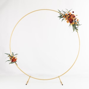 Round Stand Frame,Metal Round Backdrop Stand,Arched Professional Stand Frame,Balloon Arch Stand,Wedding Ceremony Arch,Floral Arch