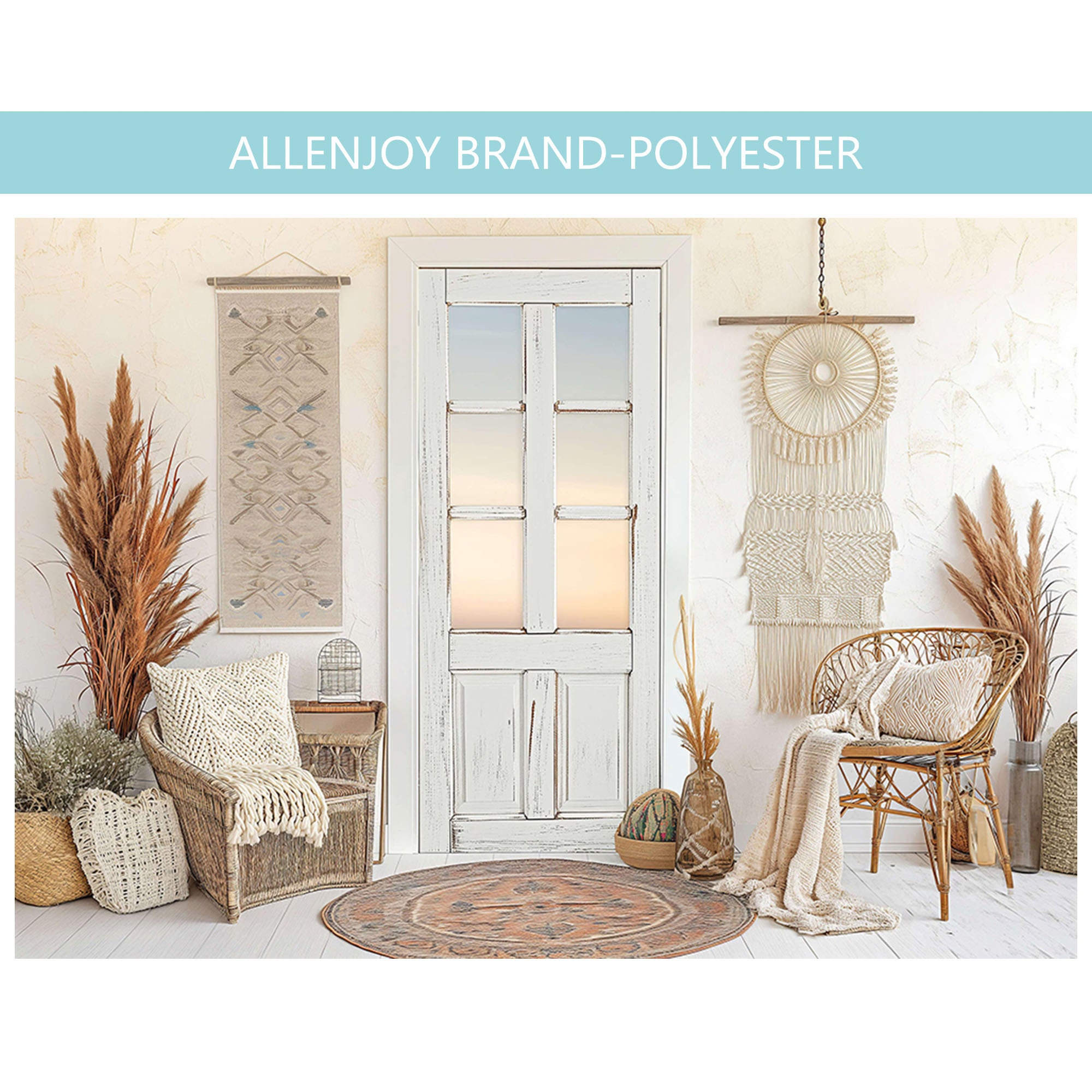 Boho Indoor Photography Backdrop, Boho Window Boudoir Photo Backdrop ...