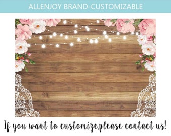 Wedding Backdrop,Wedding Personalized Wood Backdrop,Floarl Wood Backdrop,Bridal Shower Backdrop,Rustic Wood Backdrop,Engagement,Anniversary