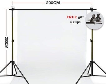 2X2M/6.5*6.5ft Backdrop Stand Kit Background Support System Props + Carry Bag Stand,Photo booth Stand, Backdrop Frame, Wedding Backdrop
