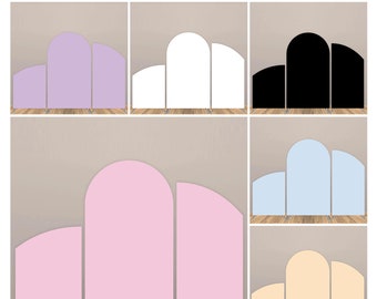 Arch Backdrop Cover,Solid Color Polyester Arch Covers,Arched Fabric Backdrop,Arched Metal Frame Stand Fabric Backdrop