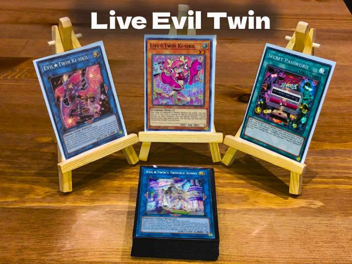 Yugioh Evil Twin Live Twin Deck 40 Cards + Extra Deck Player Made