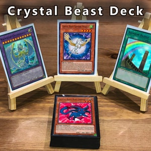 Yugioh Crystal Beast Deck da 40 carte + Deck extra creato dai giocatori!