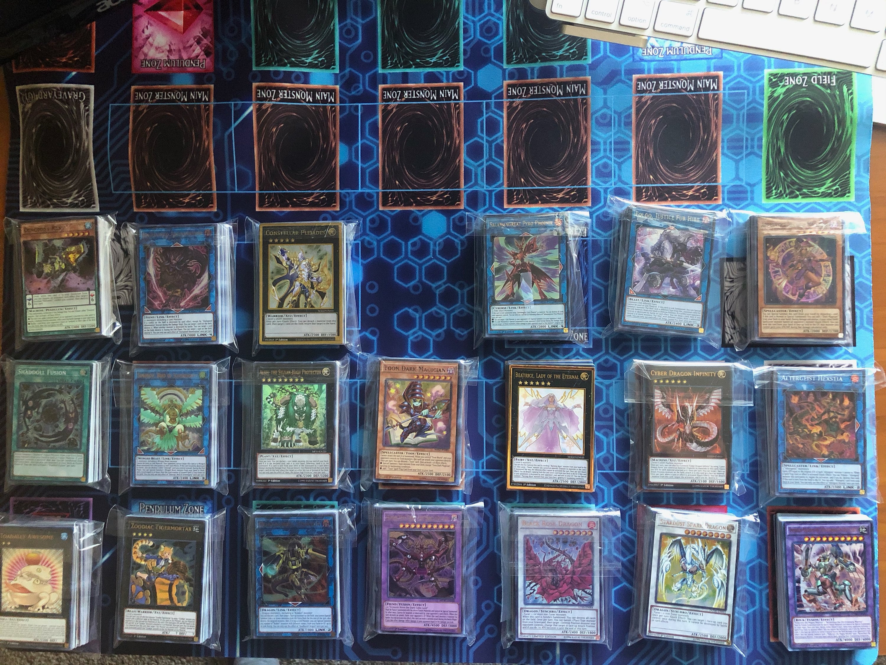 40 Card Custom Yugioh Unchained Deck Bonus Sleeves & Cards Etsy UK