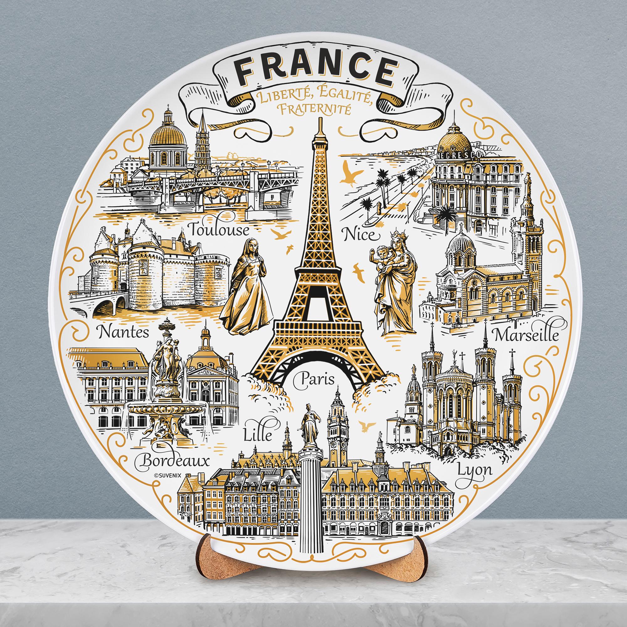 Petite assiette porcelaine blanche - D 17 cm - Tivoli