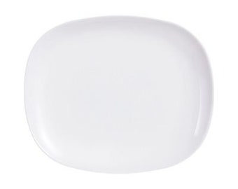 White plate 28,1 x 23,3 cm Sweet Line