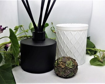 Matte Black Home/Office Reed Diffuser.