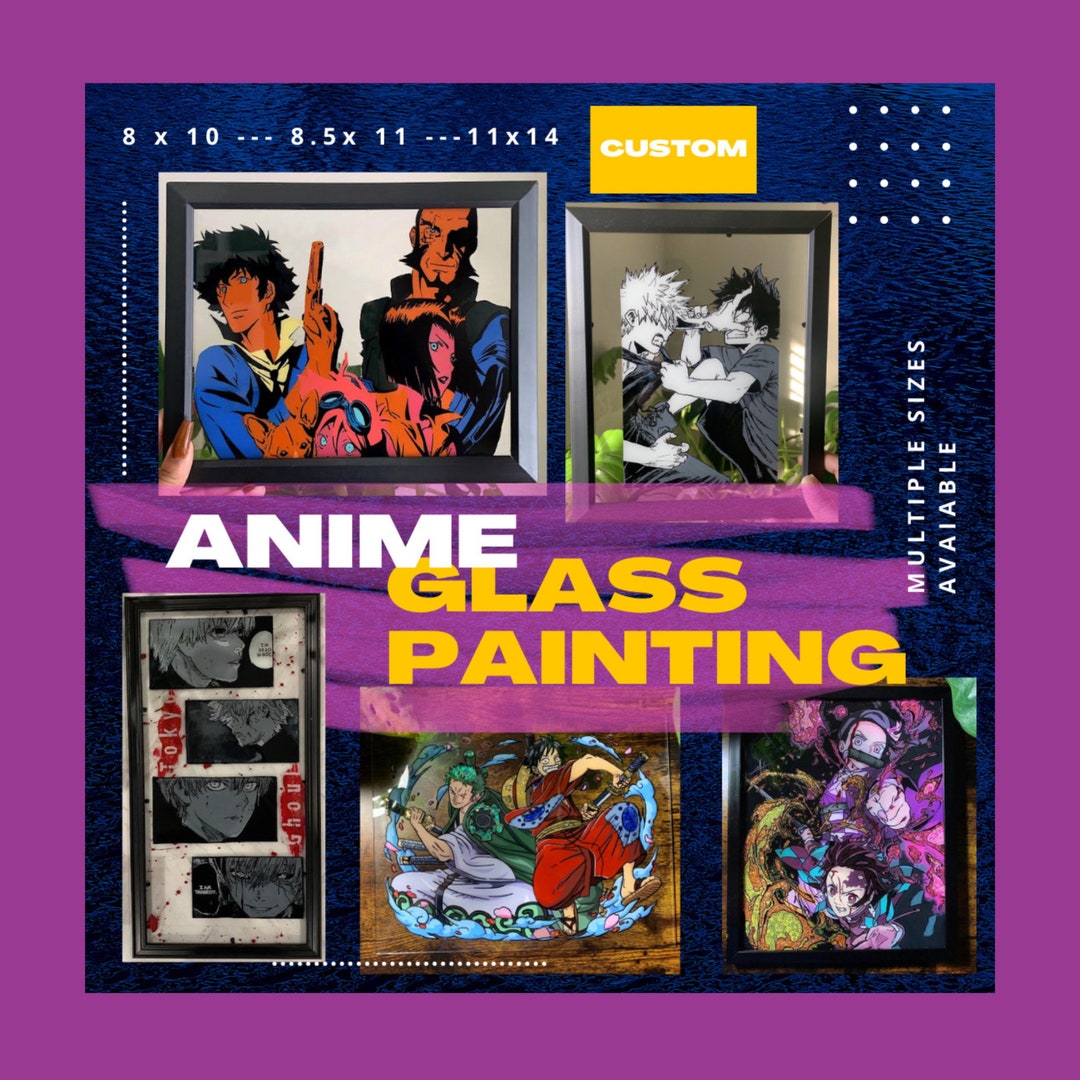 Custom Glass Painting Etsy