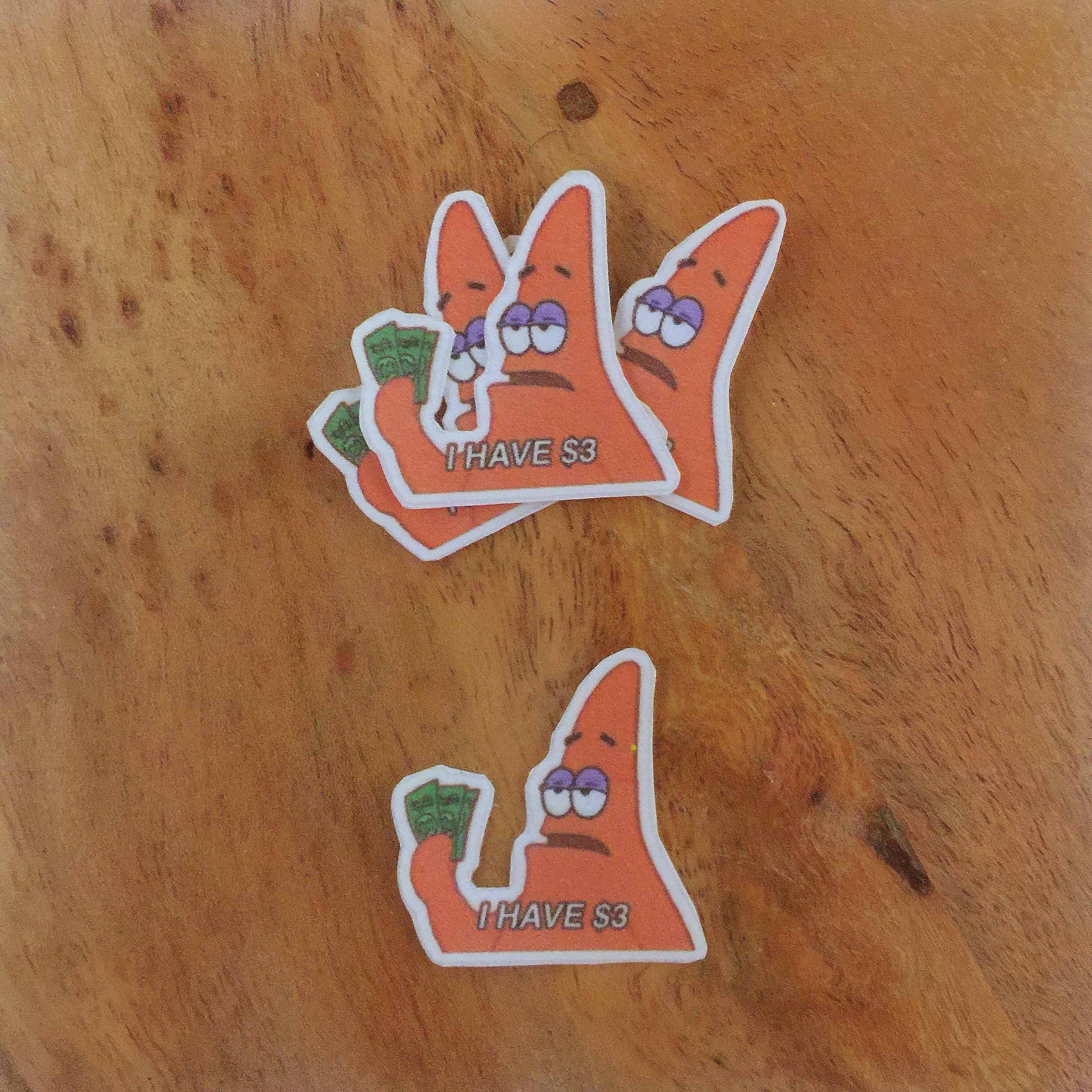 I have 3 dollars Patrick | Etsy