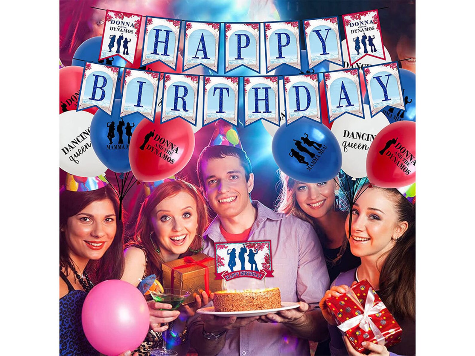 Mamma Mia Birthday Decorations Party Supplies Included 15pcs Etsy