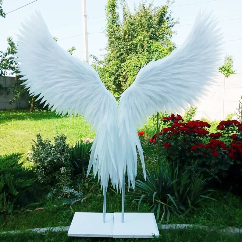 Angel Wings on the Stand, Angel Wings Wall Hanging, Angel Wings Photo