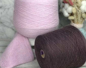 Dreamy Angora Yarn Assortment - 500g, 40 Colors, Perfect for Baby Bonnets 80% Angora yarn