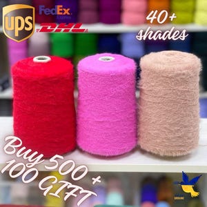 Lussuoso filato ciniglia pelliccia sintetica visone - 100 g morbido filato velluto poliestere amigurumi lavori artigianali