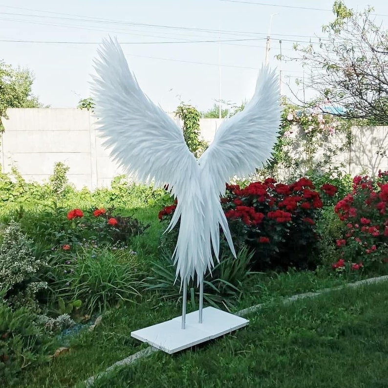 Angel Wings on the Stand, Angel Wings Wall Hanging, Angel Wings Photo