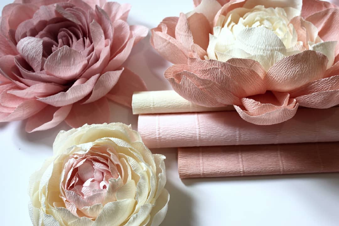 Italian Crepe Paper Rolls Paper flowers Wrapping paper Etsy