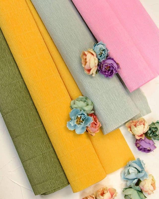Crepe Paper Italian Crepe Paper Rolls Paper Flowers Wrapping Paper
