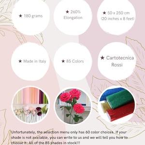 Italian Crepe Paper Rolls, Paper flowers, Wrapping paper, decor, Paper Craft Supplies, Crepe Paper Decor, Table Decor, Florist Gift Wrap