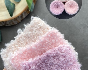 Baby Alpaca Boucle Yarn 100g - Hilo Bouclé Italiano Lujoso Suave con Bucles para Suéteres, Bufandas y Mantas
