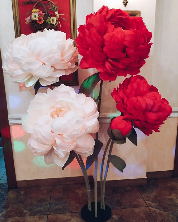 Set of 10 Giant Paper Flowers. Huge Paper Peony Display. Paper Etsy