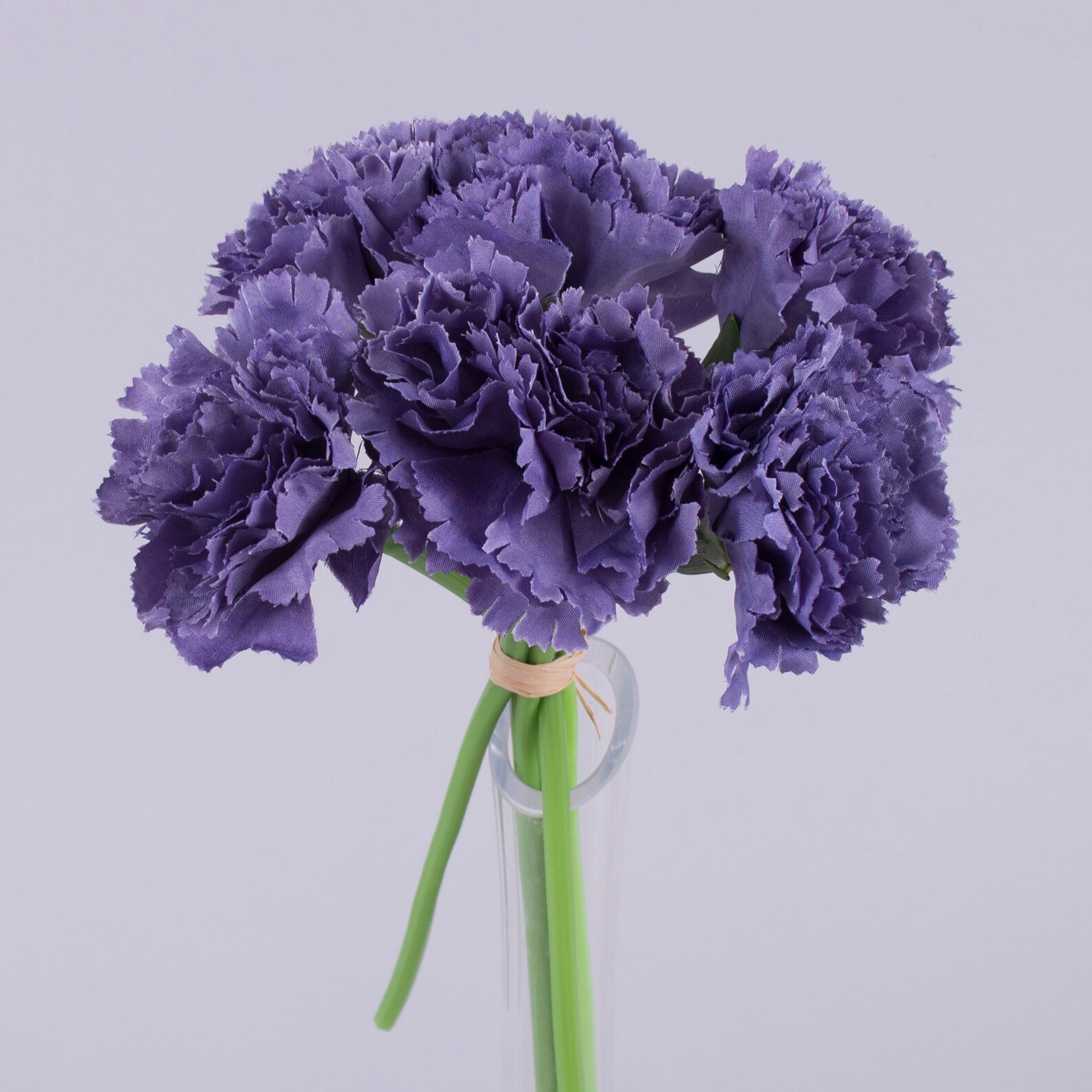 Artificial Carnation Flower 6 Stems Pink Carnation Bouquet Etsy