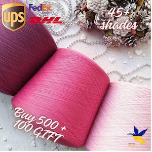 100 % extrafeines Merinowollgarn Kegel, pro 100 g/3,52 oz italienisches Wollgarn, Merinowollgarn für Maschinenstricken, Web-und Häkelgarn