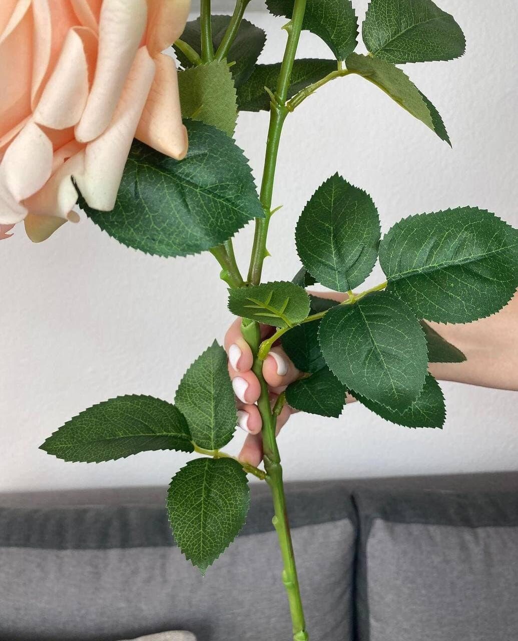 Pink Real Touch Roses, Latex Roses 30, Blush Rose, Dusty Pink Roses